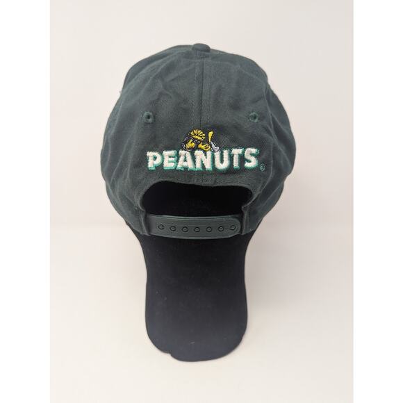 VTG Peanuts Swimming Snorkeling Game Snapback Hat Black Head Start Sportswear - Picture 5 of 9